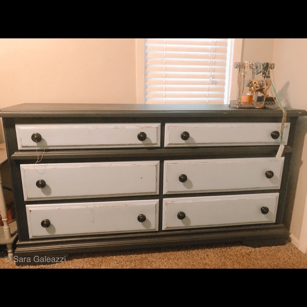 6 drawer dresser refurbished